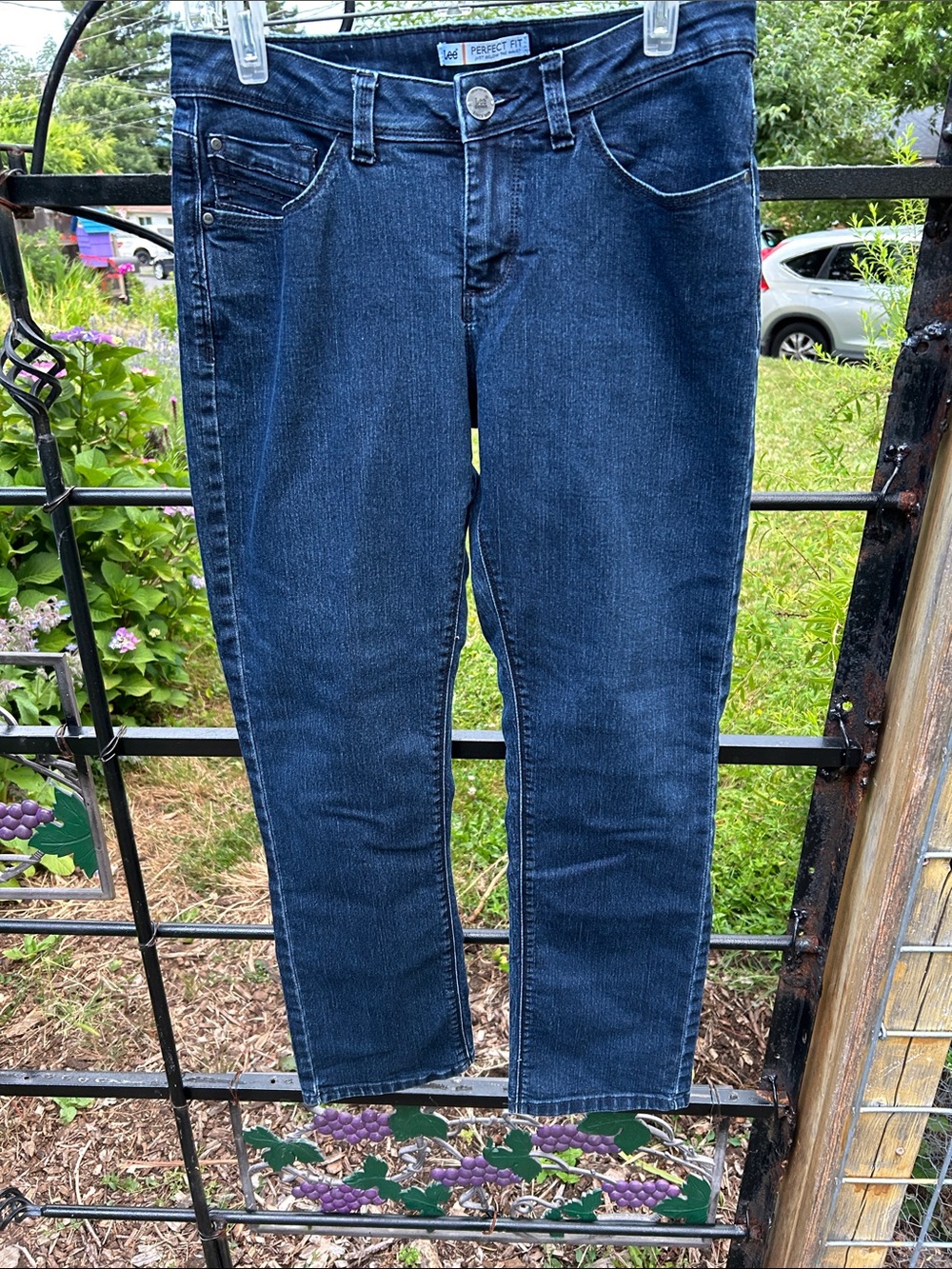 Lee Perfect Fit just below the waist blue jeans size 8S
